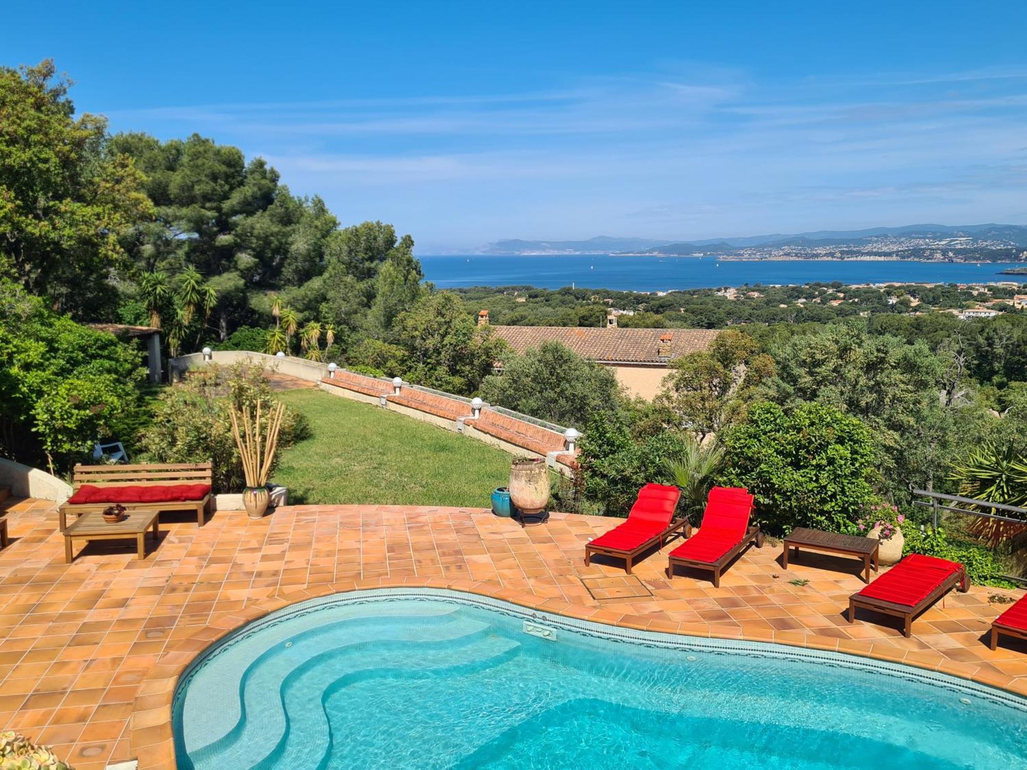 Villa M, Chambres D'Hotes, Vue Mer, Sauna, Piscine A Six-Fours シス・フール・レ・プラージュ エクステリア 写真